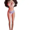 Muñeca Niña de Piernas Largas y Pies Pequeños Yulin Hall con Doble Agujero para Uso Masculino, Muñeca Realista con Piernas, Sonido y Vibración, Molde Vaginal y Anal, Venta al por Mayor y Dropshipping