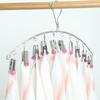 [Frontera-Frontera] Venta al por Mayor de Fabricante Pinzas para Ropa de Acero Inoxidable, Calcetines Multiusos, Colgador de Ropa de Segunda Sección a Prueba de Viento, Almacenamiento sin Costuras, 10 Pinzas
