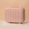 Maleta Estilo Fresco Pequeña Estuche de Equipaje de 14 pulgadas Estuche de Almacenamiento Portátil para Mujer Maleta de Carrito Pequeña Estuche de Viaje Estuche Pequeño para Cosméticos