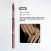 Produto Novo Transfronteiriço Conjunto de Canetas para Nail Art Tinta Vinho com 9 Peças Suporte de Acrílico para Canetas Conjunto de Canetas para Nail Art com Cerdas de Nylon