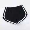 Shorts Deportivos de Color Sólido para Mujer, Hot Pants Casuales, Ropa Exterior Holgada de Verano, Pantalones de Tres Puntos de Pierna Ancha de Cintura Alta, Ropa Interior, Pijamas, Leggings