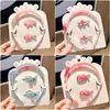 Conjunto de Accesorios para el Cabello Infantiles de Moda: Lazo Grande de Cuadros, Diadema Linda para Niña, Pinza para el Cabello, Adorno de Tela para el Cabello