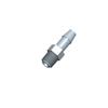 Jiyou Pp Plástico Blanco 1/8Npt-1/4Nt Rosca Exterior Recto Barb para Manguera de Goma