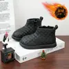 Botas de nieve para niños de invierno zapatos de invierno para niños zapatos grandes de algodón de invierno para bebé botas de algodón impermeables gruesas con más terciopelo para niñas