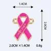 Pulseira Colar Pingente Acessório DIY Material Ouro KC Fita Tendência Gota de Óleo Liga Conector Duplo de Pingente