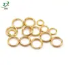 Anel de Pônei de Aço Inoxidável Anel Duplo Chaveiro Anel de Abertura Chaveiro Anel de Conexão de Chave Acessórios para Joias DIY
