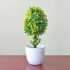 Planta de Simulación Lágrimas de Bebé Árbol Pequeño En Maceta Planta Verde Árbol de Flores Bola Adornos de Escritorio de Oficina Mini Planta Bonsái