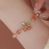 Pulsera Galaxia Ahogándose Hada Estelar Diseño de Nicho Blanco Versátil Dulce Pulsera para Novia Pulsera