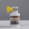 Filtro de grifo de seis capas para grifo de agua del grifo de la cocina del hogar, ahorrador de agua de ducha universal a prueba de salpicaduras con punta de filtro