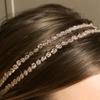 Diadema con cadena tejida con cuentas de arroz de estilo étnico para mujer, estilo bohemio, transfronterizo europeo y americano