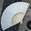 Abanico de Papel Plegable con Logo Personalizado, Abanico de Bambú en Blanco Estilo Chino, Abanico Publicitario Impreso, Abanico de Regalo para Eventos Corporativos