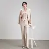 Venta al por mayor transfronteriza 2026 otoño e invierno nuevos conjuntos de traje para mujer, trajes casuales de moda profesional de alta gama y ropa de trabajo