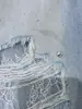 Elegantes jeans de pierna ancha rasgados con ribete de encaje para mujer, delgados de verano, de cintura alta, corte recto, ajuste holgado, pantalones largos adelgazantes para figuras petite
