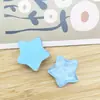 Cor transparente padrão de onda de água estrela de cinco pontas acessórios de joia DIY presilha de cabelo acessórios de cabelo capa de celular fivela de sapato de roupa adesivos decorativos