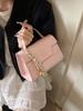 Bolso de Mano de Textura de Alta Gama para Comercio Exterior para Mujer 2025 Nuevo Verano Combinable Bolso Cruzado Bolso Pequeño Bolso Cuadrado Pequeño a la Moda