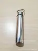Botella de medicina de aleación de aluminio portátil para exteriores sellada almacén pequeña caja de medicina hebilla para llaves botella colgante pequeños accesorios transfronterizos almacén impermeable