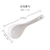 Jingdezhen Branco Puro Sem Chumbo Colher Concha Colher Redonda Colher de Arroz Colher Grande Colher Tigela de Sopa para Microondas Estrada