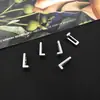Liga de Zinco 26 Pingentes de Letras Inglesas Pequenos Pingentes DIY Pulseira Colar Brincos de Lado Duplo Acessórios de Joias Materiais