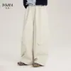 Pantalones de Niña Yojia Primavera y Otoño 2026 Nuevos Elegantes de Algodón Puro Pantalones Cargo para Niña Pantalones Largos Casuales de Primavera para Niños