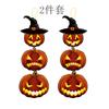 Colgante de papel decorativo para pared con forma de calabaza de Halloween transfronteriza para centro comercial, hotel, KTV, ventana, fondo, venta al por mayor