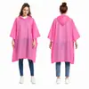 Impermeable de una pieza, engrosado, de cuerpo completo, a prueba de lluvia, poncho de lluvia reutilizable, impermeable para adultos para exteriores, venta al por mayor del fabricante