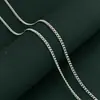 Joyería Transfronteriza Cobre Plateado 40-75cm Popular Cadena Lateral de 2mm Collar Temu Xiyin Tk Venta Caliente en Stock Al por Mayor
