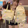 Mochila para meninas, adequada para alunas do ensino fundamental II, com design estiloso e fofo, grande capacidade e leve, tornando-a ideal para alunas do ensino fundamental de terceira a sexta série