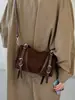 Bolso grande de estilo retro para mujer, nueva colección otoño/invierno 2026, bolso de hombro de nicho, casual y apto para el trabajo, bolso tipo almohada para debajo del brazo