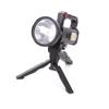 Lámpara Solar Mini Portátil Lámpara de Camping para Exterior Luz Fuerte Super Recargable por USB Foco de Búsqueda Foco de Largo Alcance