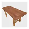 Mesa de centro con panel de puerta viejo Mesa de bar de madera envejecida con panel de puerta de olmo viejo Tablero de mesa Mesa de comedor Madera maciza Panel de puerta viejo Mesa retro