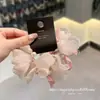 Elástico de Cabelo Pérola Multicolorido Estilo Coreano Dongdaemun Novo Modelo 2026 para Mulheres, Acessório de Cabelo de Alta Elasticidade para Prender o Cabelo na Parte de Trás da Cabeça