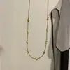 Colar de Peixe e Estrela do Mar Pequeno Inspirado em Celebridades para Mulheres, Design Original Retrô, Corrente para Clavícula do Dia a Dia, Novo Modelo 2025