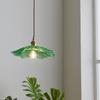 Lustre de Vidro Latão Nórdico Minimalista Estilo Japonês Retrô Nostálgico Homestay Balcão de Bar Entrada Varanda Cabeceira Lâmpada de Entrada