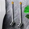 Cepillo de inodoro de doble cara para uso doméstico, limpia inodoros y escusados sin dejar puntos ciegos ni huecos, cepillo de inodoro montado en la pared, venta al por mayor