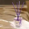 Difusor de Aroma Sem Chama Personalizado 50ml para Quarto de Hotel Doméstico, Aroma Duradouro Difusor de Aroma com Varetas Coloridas de Rattan