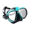 Gafas de Buceo Transfronterizas con Soporte para GoPro, Marco Grande de Alta Definición Transmitente de Luz, Campo de Visión Ultra Amplio, Impermeables, Antivaho, Gafas de Buceo con Graduación
