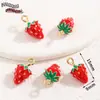 Colgantes de Aleación Pintados a Mano Colección de Frutas de Dibujos Animados Materiales para Joyería de Pulsera y Pendientes Hechos a Mano DIY Charms