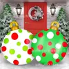 Pelota inflable de PVC en stock con diseño de bola interior transparente, bola luminosa para árbol de Navidad y decoración de jardín exterior