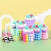 Juguete Descompresor de Rompecabezas Creativo Cono de Helado Infantil Monedero de Silicona Anti-Roedor Bolso Cruzado de Hombro Pioneer