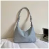 Bolso de Lona Trendy Estilo Mori 2025 para Mujer, Gran Capacidad, Versátil para el Verano, Bolso Cruzado de Hombro para Mujer de Nicho tipo Bollo