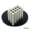 Imán Fuerte Redondo de Neodimio Hierro Boro de 6 mm con Fuerza Ajustable, Imán para Refrigerador, Imán Pequeño Redondo de Disco, Acero Magnético Cuadrado