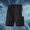 Traje Deportivo de Secado Rápido para Hombre, Verano Hielo Seda Manga Corta Pantalones Cortos Camiseta Ropa para Correr Exportación Transfronteriza Venta al por Mayor de Fábrica