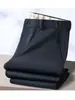 Pantalones casuales de hombre de grado de lujo, pantalones de vestir de verano ligeros para negocios, pantalones de vestir para hombre con efecto de caída, pantalones de traje resistentes a las arrugas, pantalones de hombre con caída