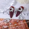 Estilo japonés de lujo ligero tridimensional joyería de zirconita para uñas colgante de perla mariposa concha Súper Brillante decoración de uñas de diamante