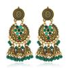 Pendientes nuevos transfronterizos de Europa y Estados Unidos AliExpress wish source retro corte estilo redondo pendientes de botón femeninos