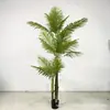 Geranio de Simulación Nórdica Extraíble Planta Verde Falsa Grande para Piso Decoración del Hogar Árbol de Girasol Venta al por Mayor Hawái