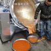 Máquina de fritar automática de temperos Shaanxi óleo molho de pimenta panela de ebulição grande panela quente automática máquina de fritar