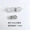Cristal DIY Estilo Retro Serie Plata Retro Pulsera de Cristal Versátil Accesorios de Cuentas Espaciadoras Tiliu Metabo