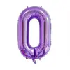 Globo Digital Morado de 32 Pulgadas Aluminio Perlado morado claro Bola de Aire Cuerpo Delgado Violeta Diseño Decoración de Fiesta