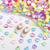 Mixed Macaron Candy Olho de Gato Pêssego Coração Unhas Jóias Cor Peido Pêssego Amor DIY Jóias de Unhas Ao Vivo